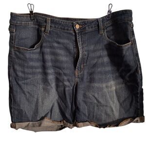 Old Navy High Rise Dark Wash Denim Shorts